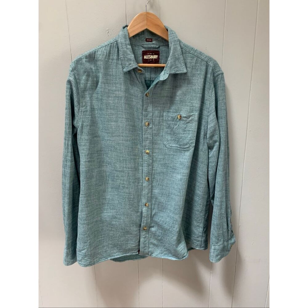 Alesbury long-sleeve button-down casual shirt Large